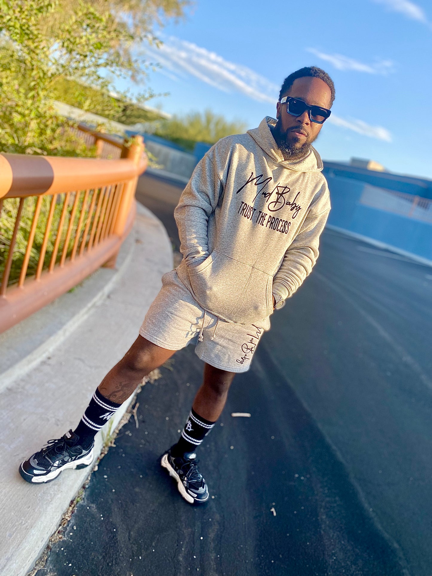 Trust The Process Shortset (Gray)