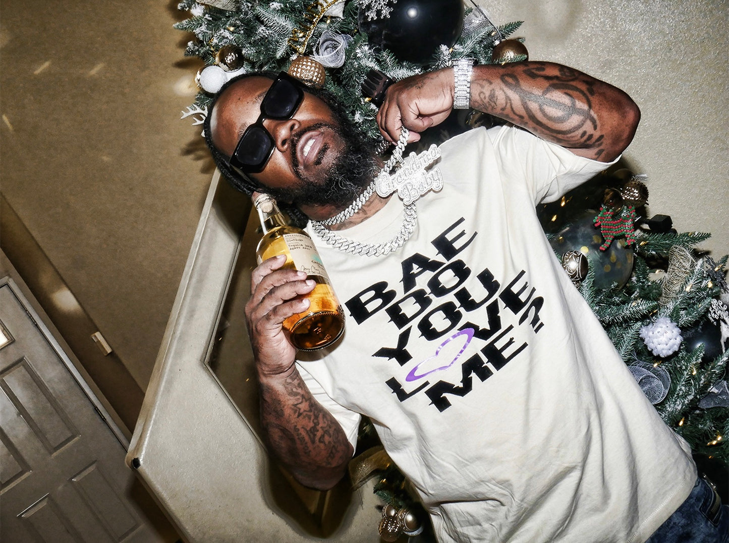 Bae Do You Love Me ? T Shirt Off White