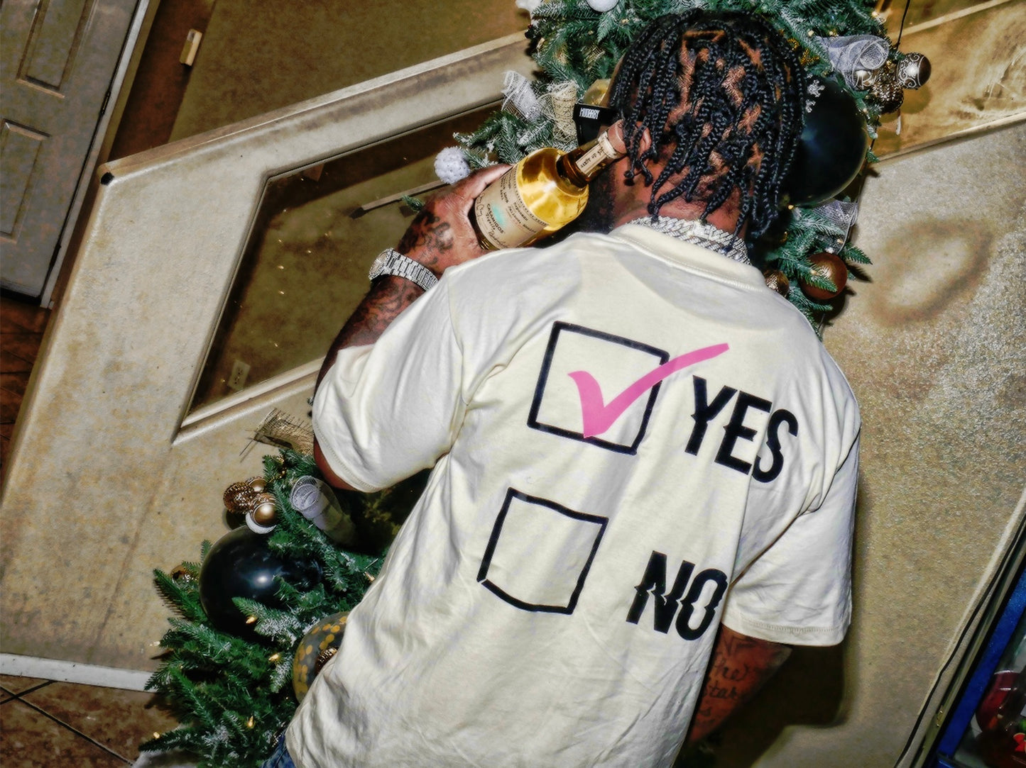 Bae Do You Love Me ? T Shirt Off White