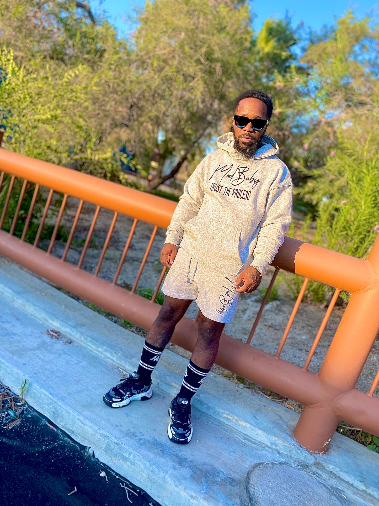 Trust The Process Shortset (Gray)