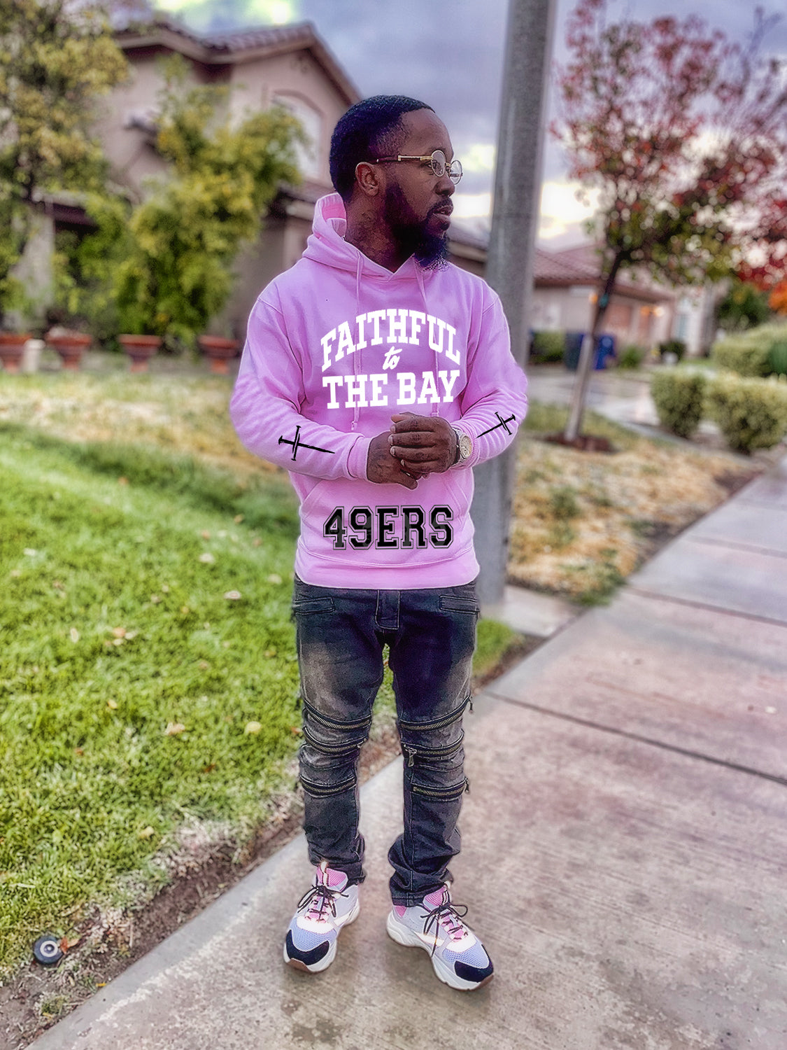 Pink October 49ers Hoodie