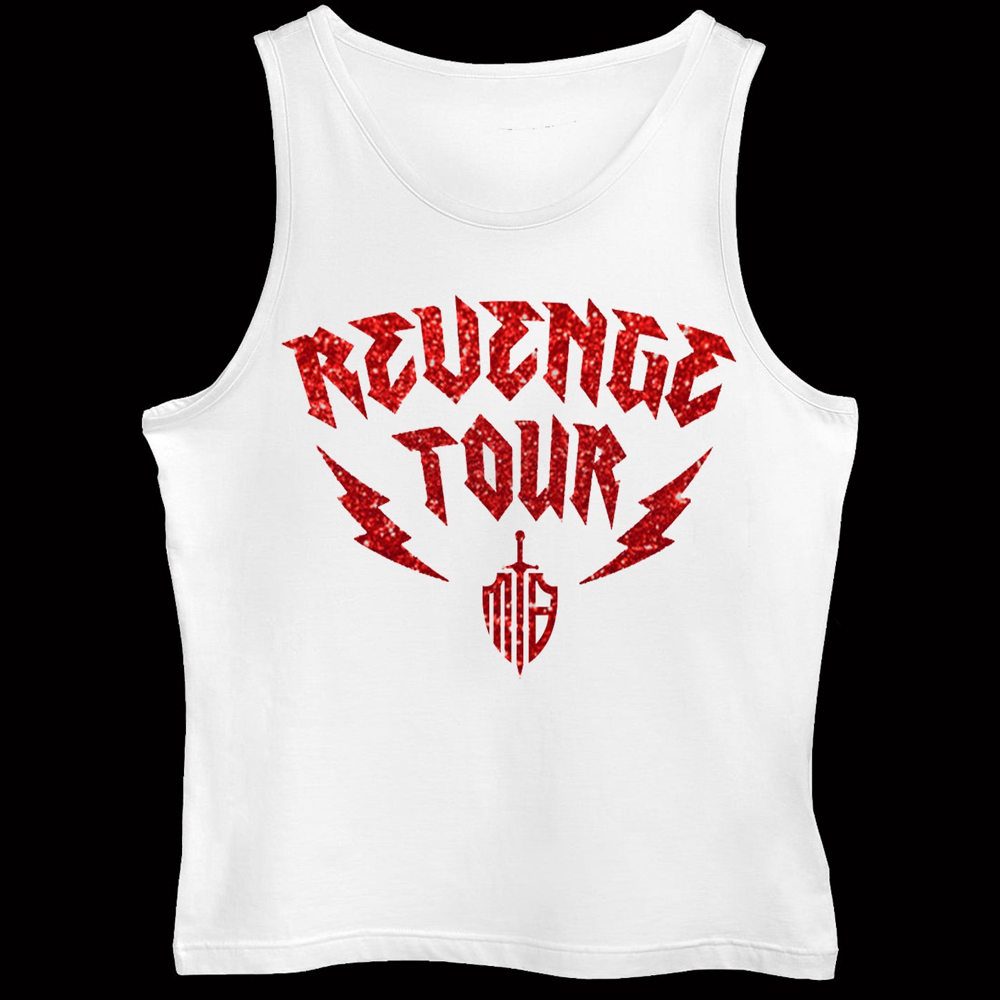 Revenge Tour Crop TankTop (Red)