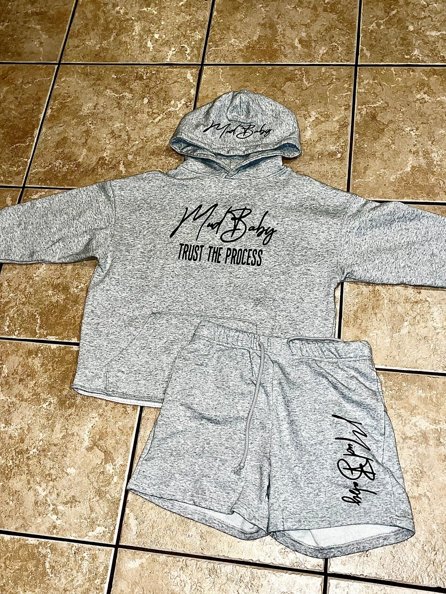 Trust The Process Shortset (Gray)