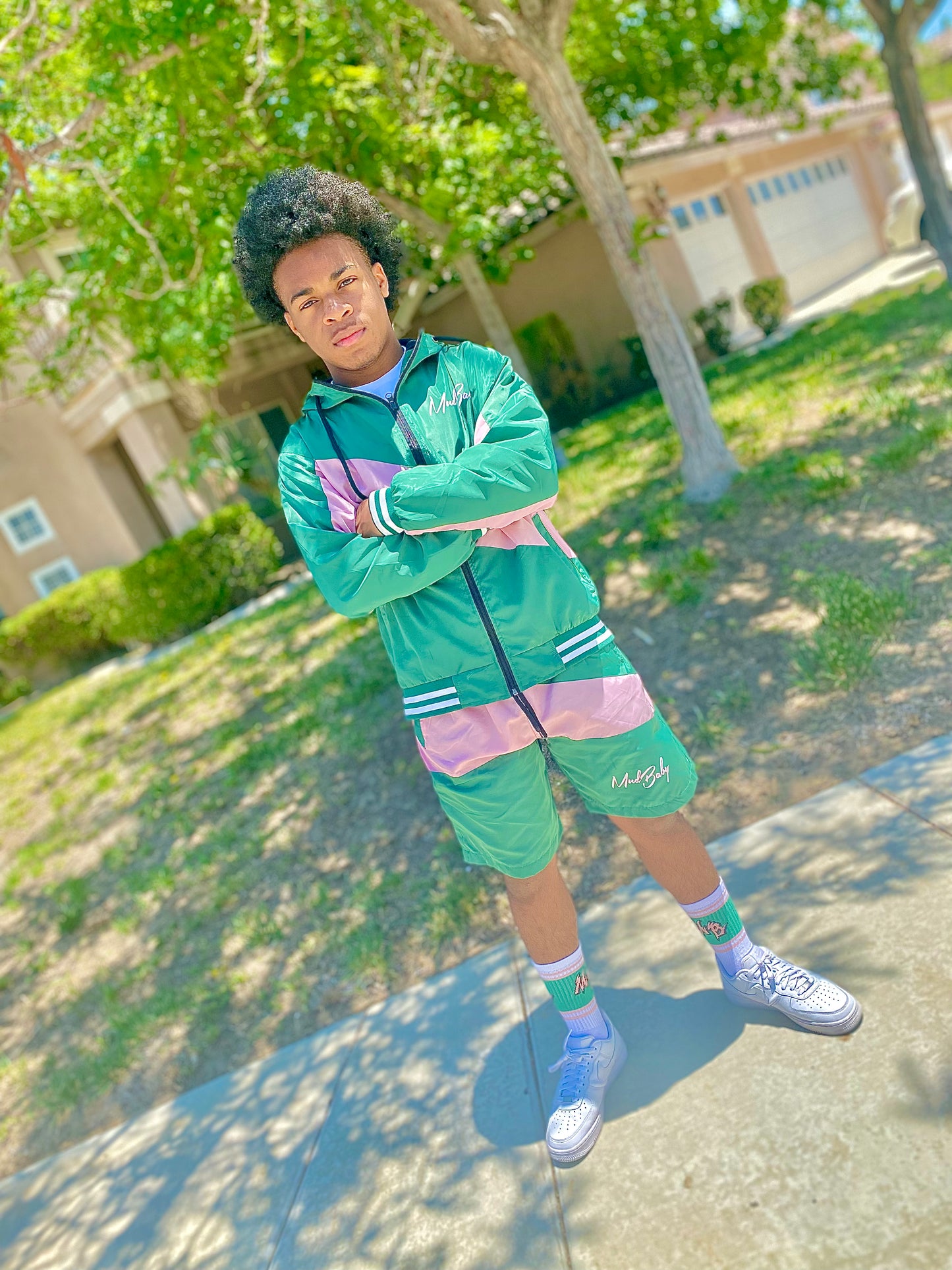 Lil Haiti set Green / Pink